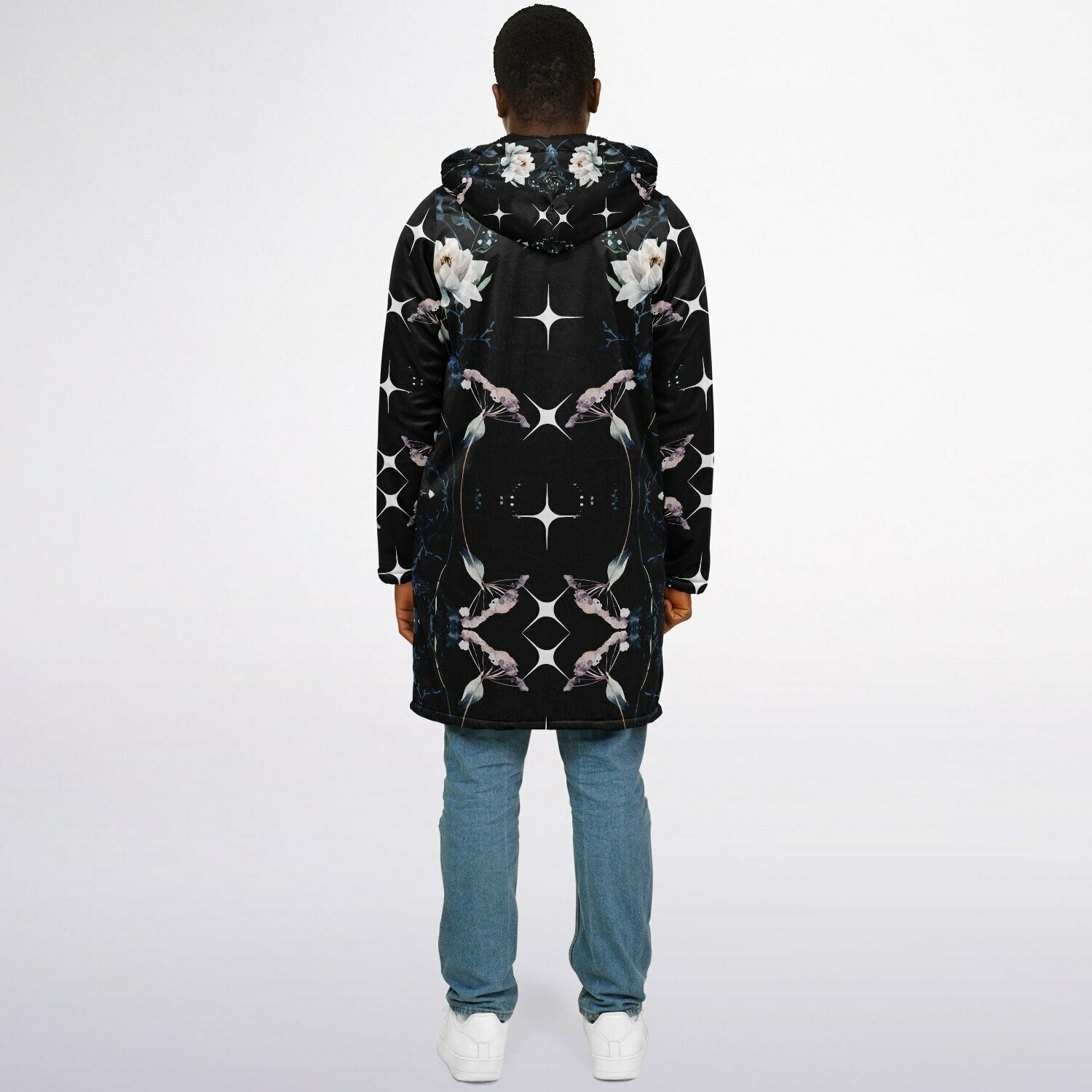 $NiieihiiNookei Zipper Cloak - AOP