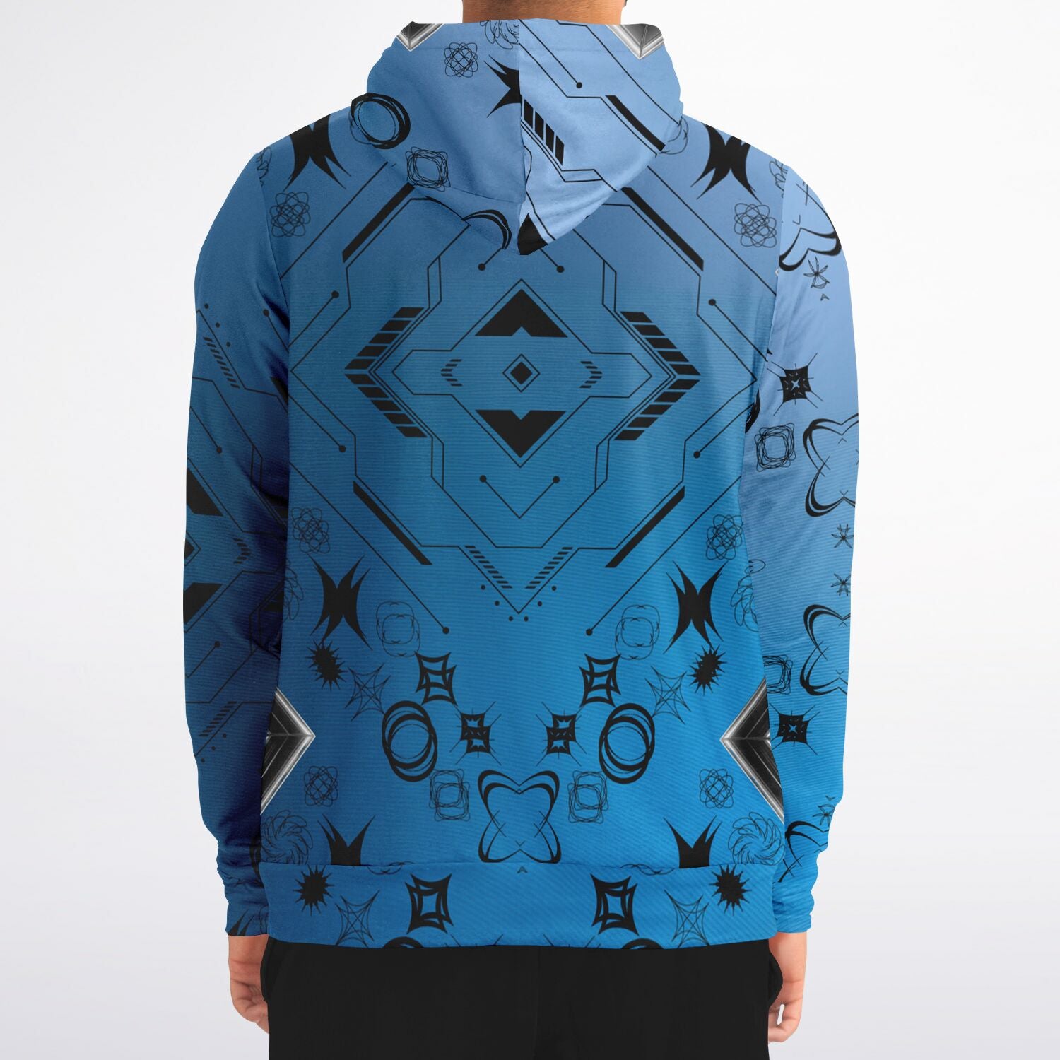 $NiieihiiNookei Athletic Zip-Up Hoodie - AOP