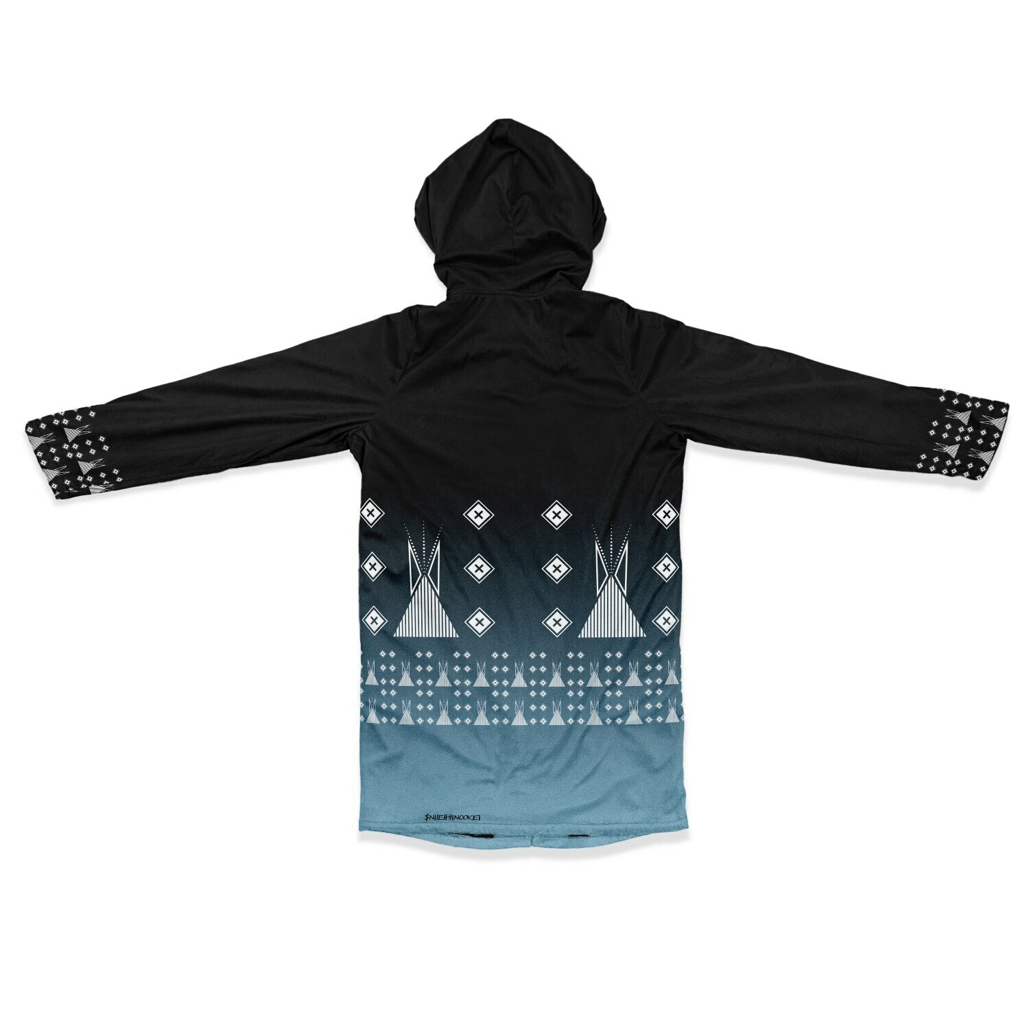 $NiieihiiNookei Zipper Cloak - AOP