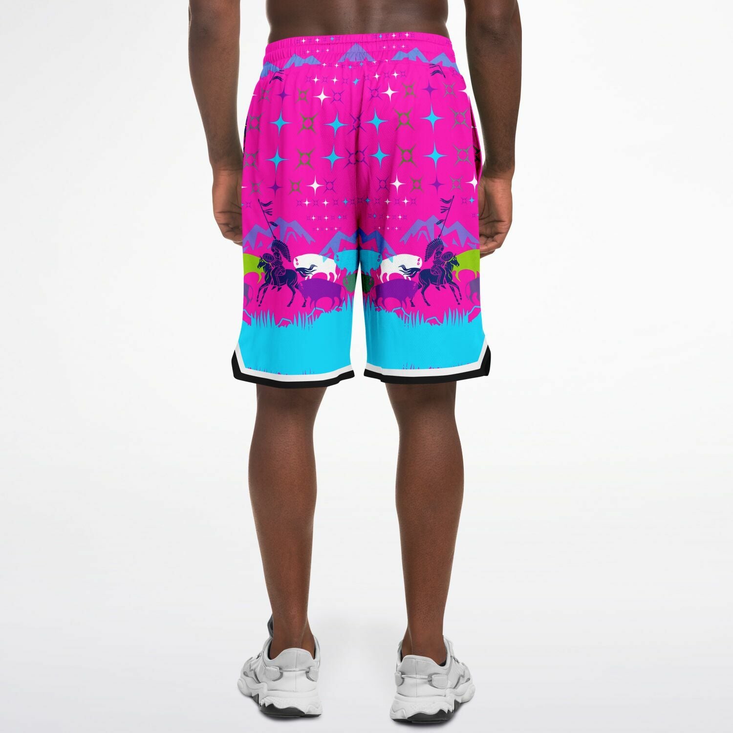 $NiieihiiNookei Basketball Short Rib - AOP