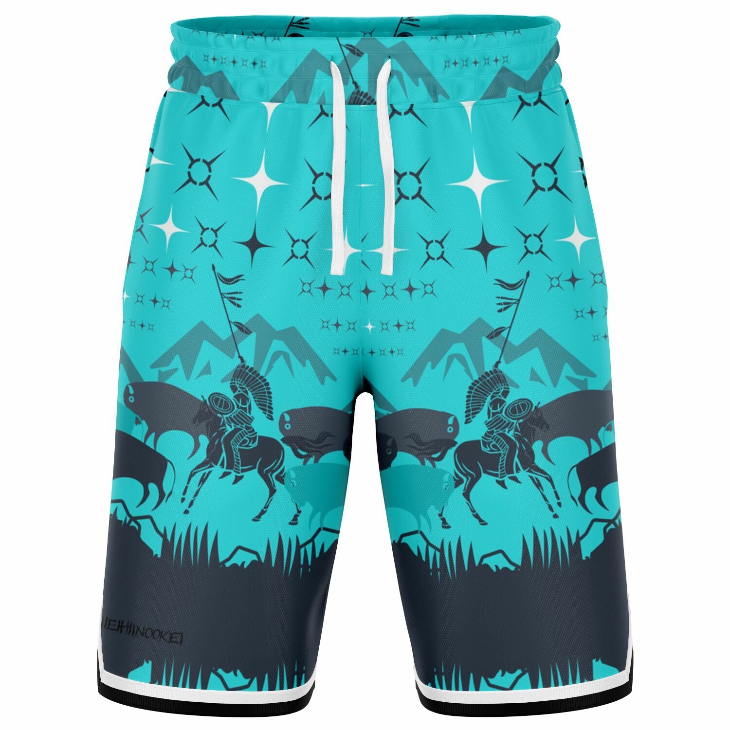 $NiieihiiNookei Basketball Short Rib - AOP