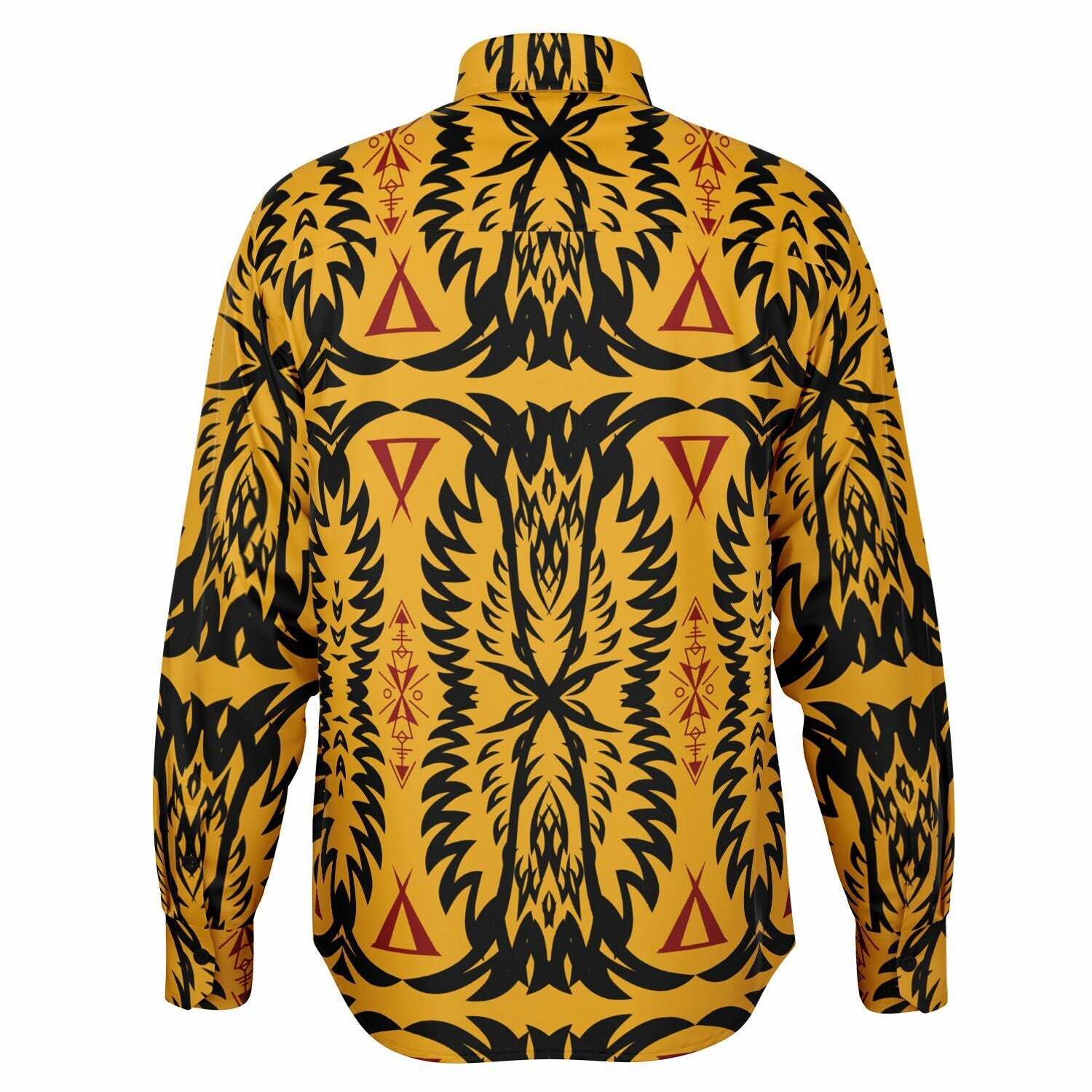 $NiieihiiNookei Long Sleeve Button Down Shirt - AOP