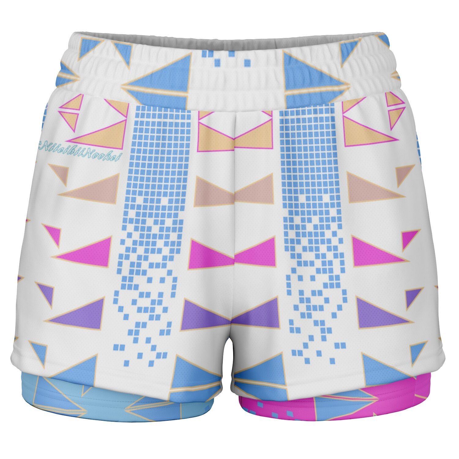 $NiieihiiNookei Women's 2-in-1 Shorts - AOP