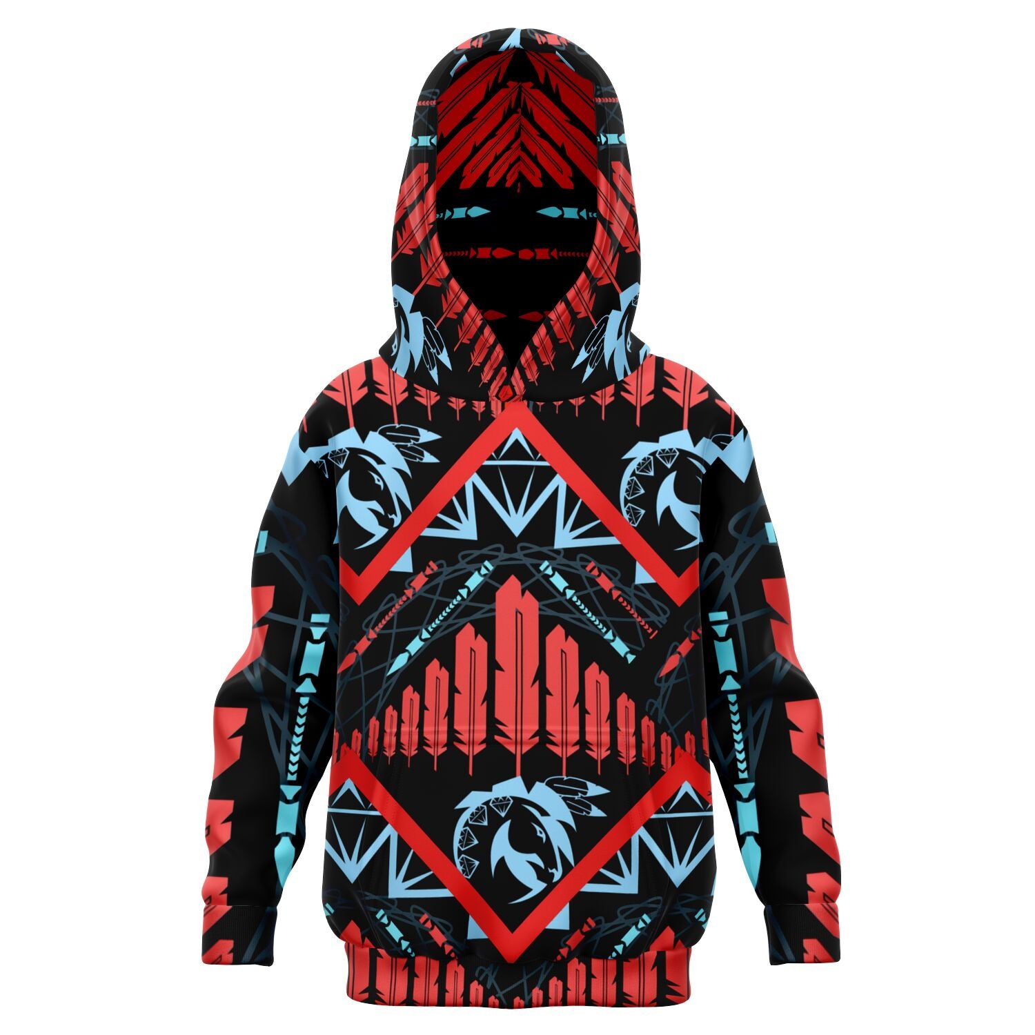 $NiieihiiNookei Athletic Kids Hoodie - AOP