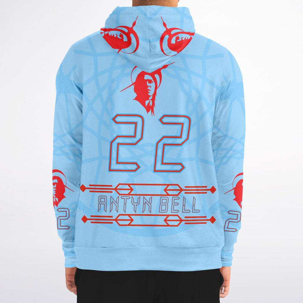 $NiieihiiNookei Athletic Zip-Up Hoodie - AOP