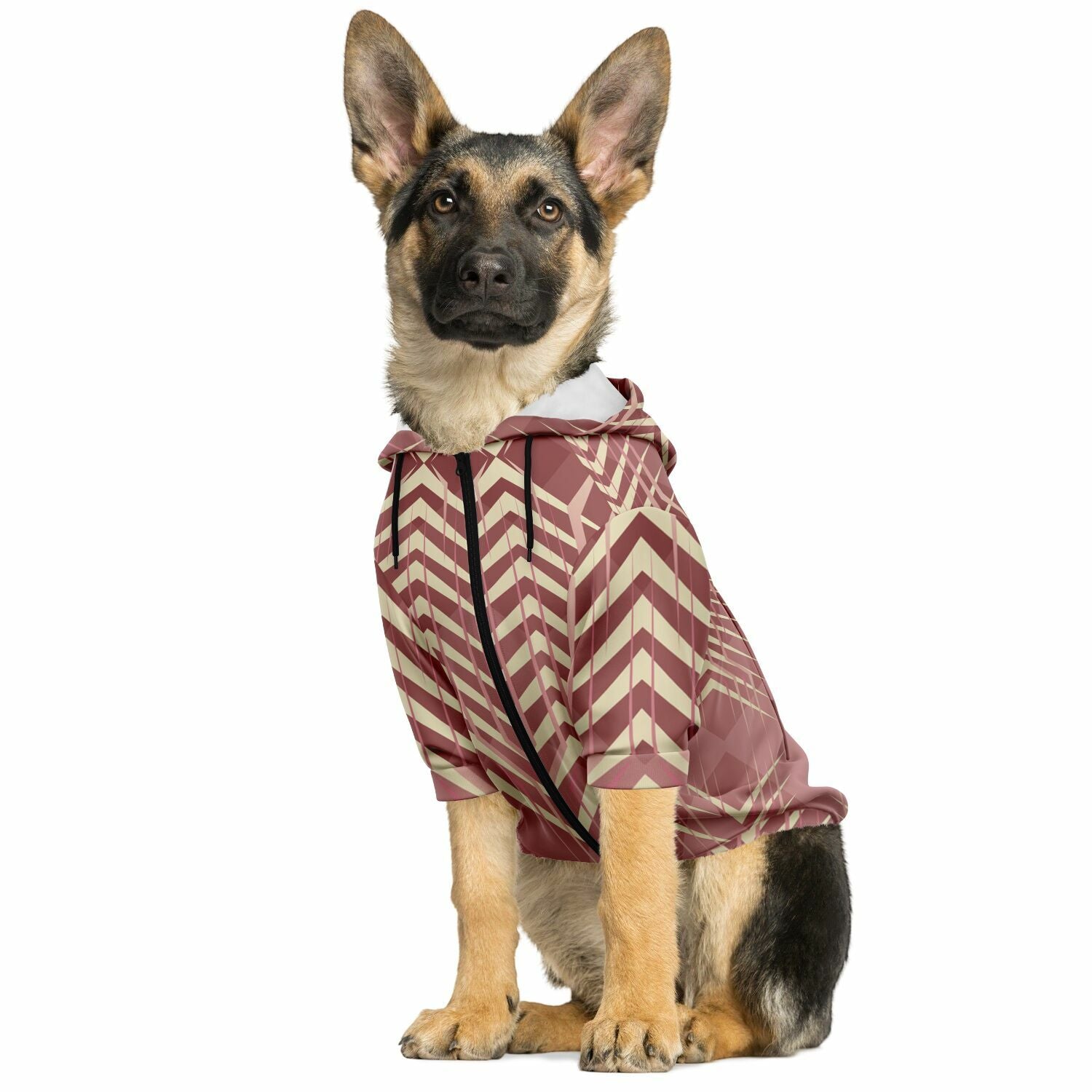 $NiieihiiNookei Fashion Dog Zip-Up Hoodie - AOP