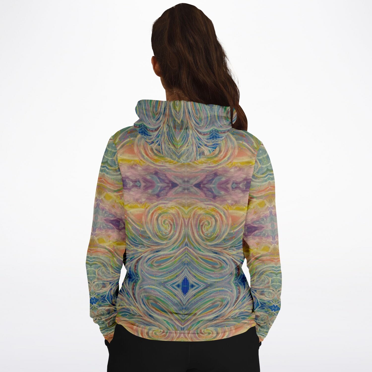 SMW Watercolor Athletic Hoodie - AOP