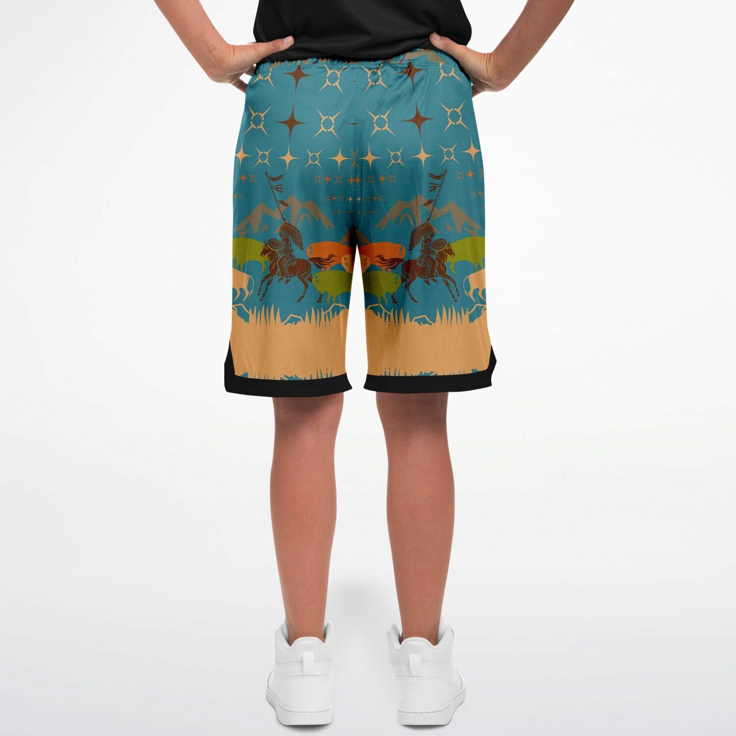 $NiieihiiNookei Basketball Short Rib - AOP