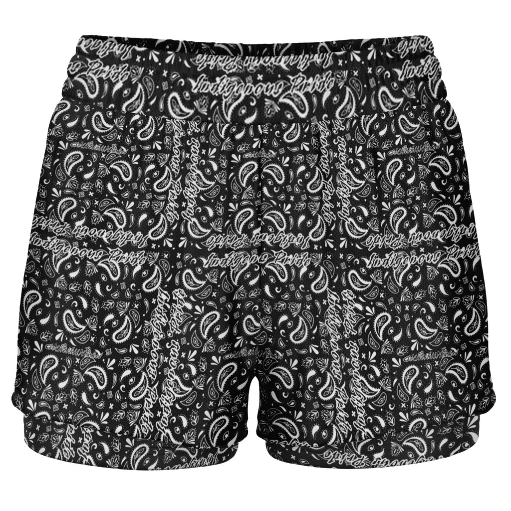 $NiieihiiNookei Women's 2-in-1 Shorts - AOP