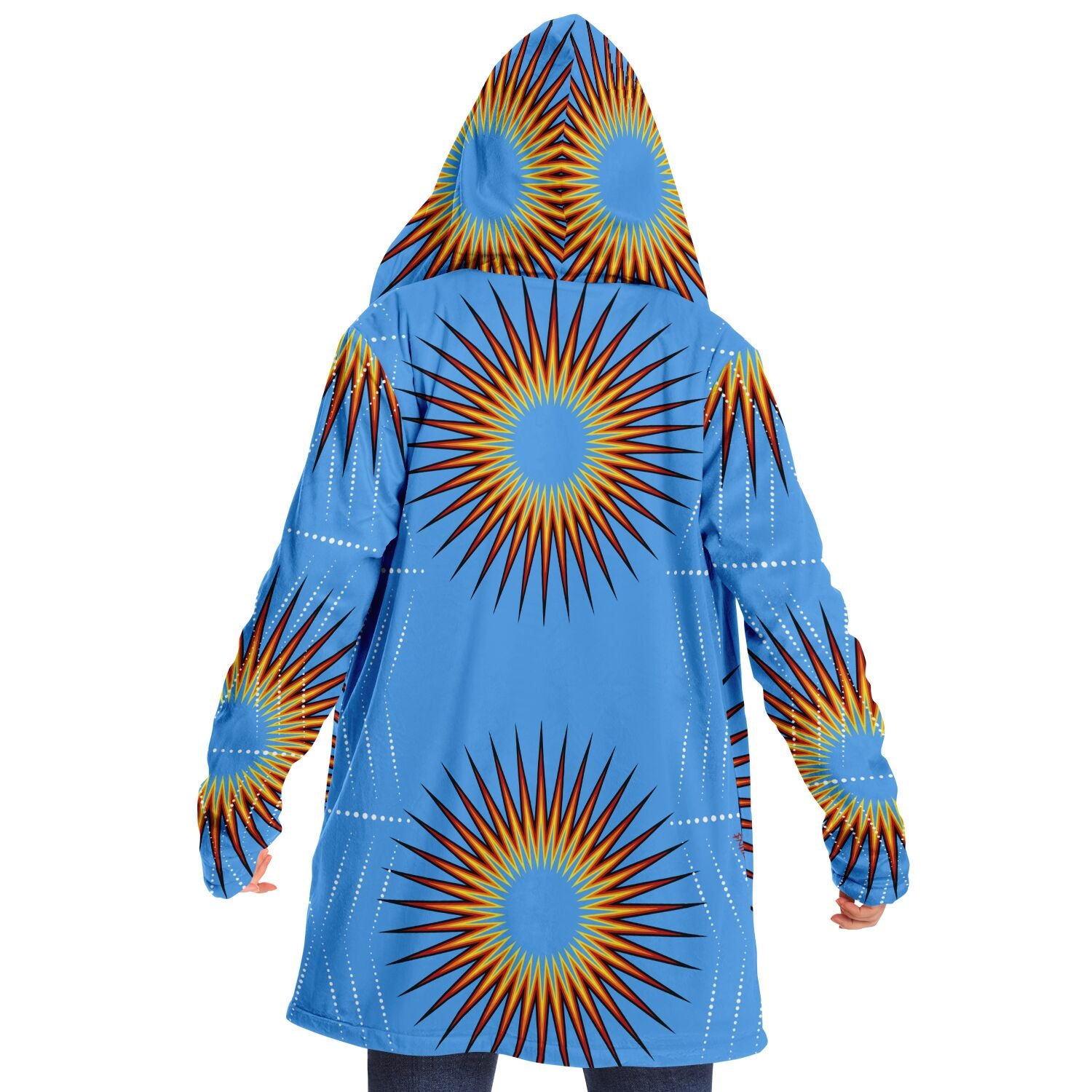 $NiieihiiNookei Microfleece Cloak - AOP