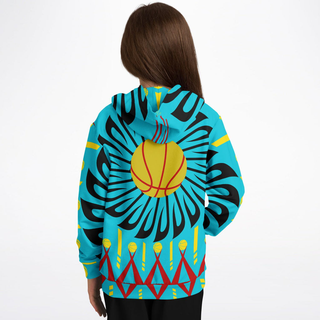 $NiieihiiNookei Athletic Kids Hoodie - AOP