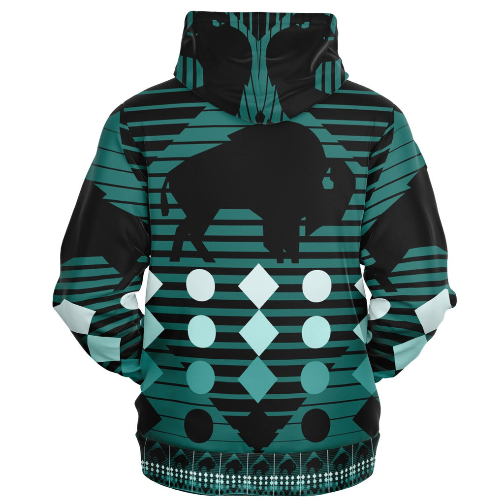 $NiieihiiNookei Fashion Zip-Up Hoodie - AOP
