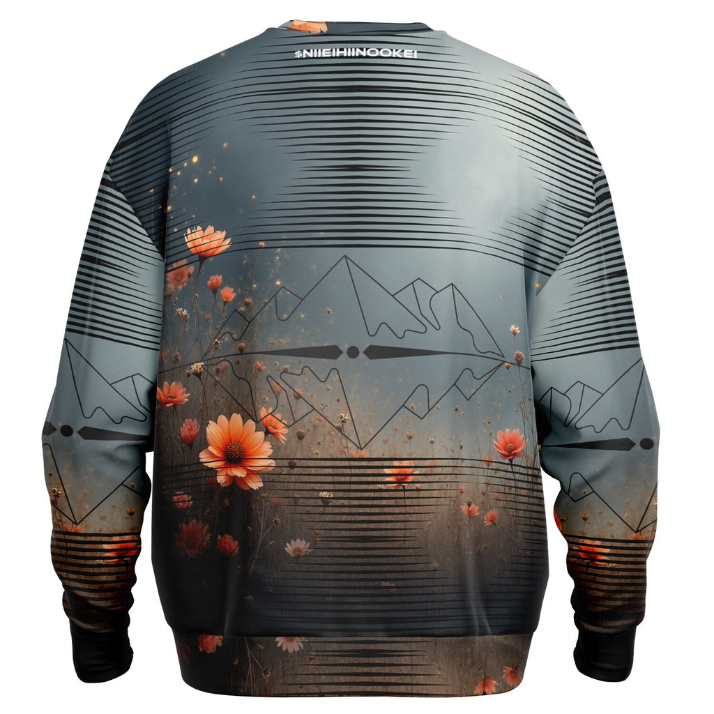 $NiieihiiNookei Heavyweight Oversized Sweatshirt - AOP