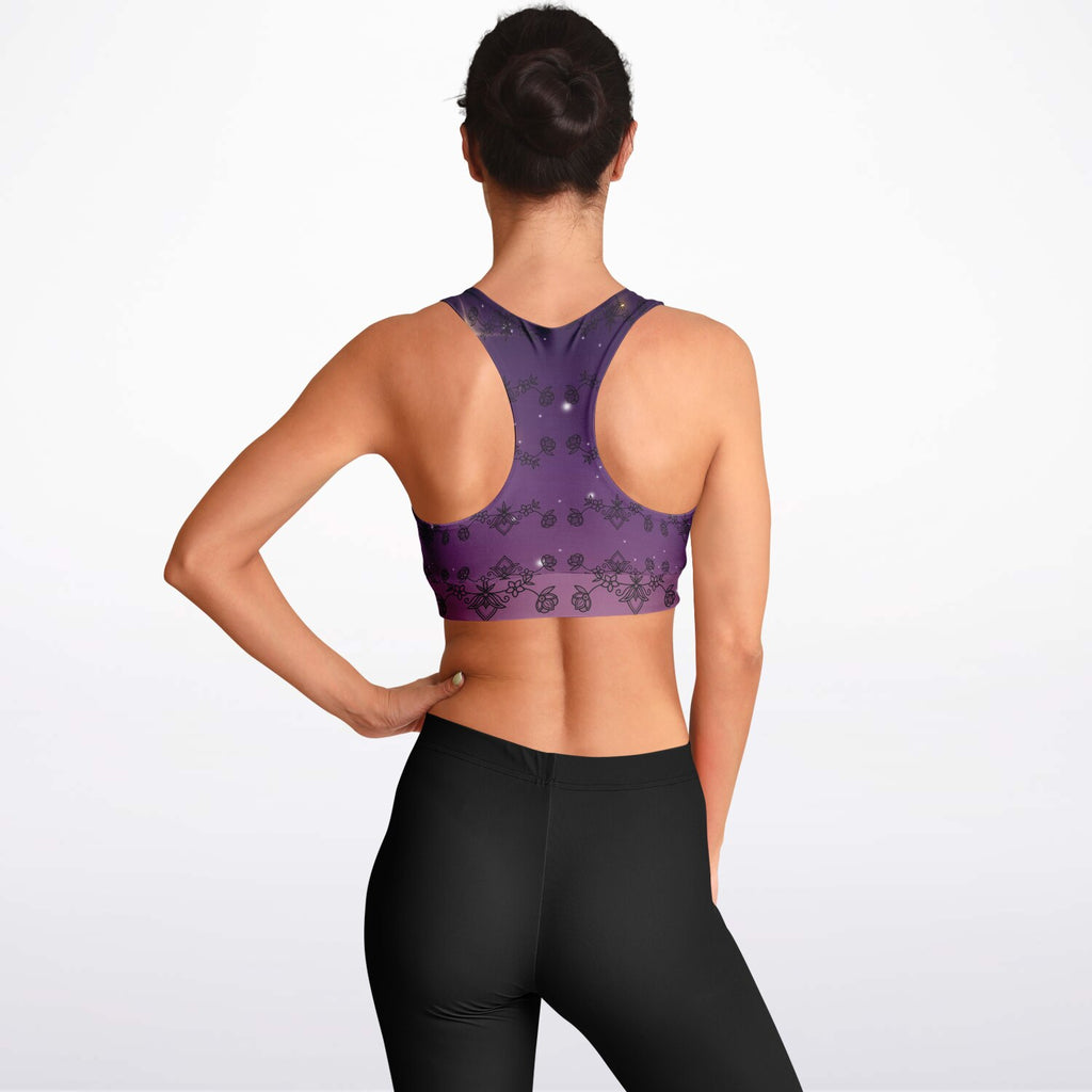 $NiieihiiNookeiPadded Sports Bra - AOP
