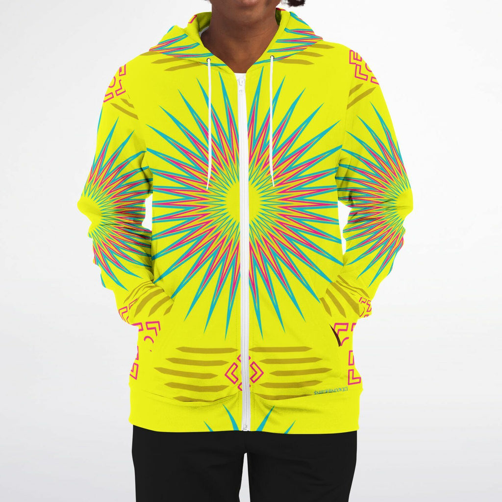 $NiieihiiNookei Fashion Zip-Up Hoodie - AOP