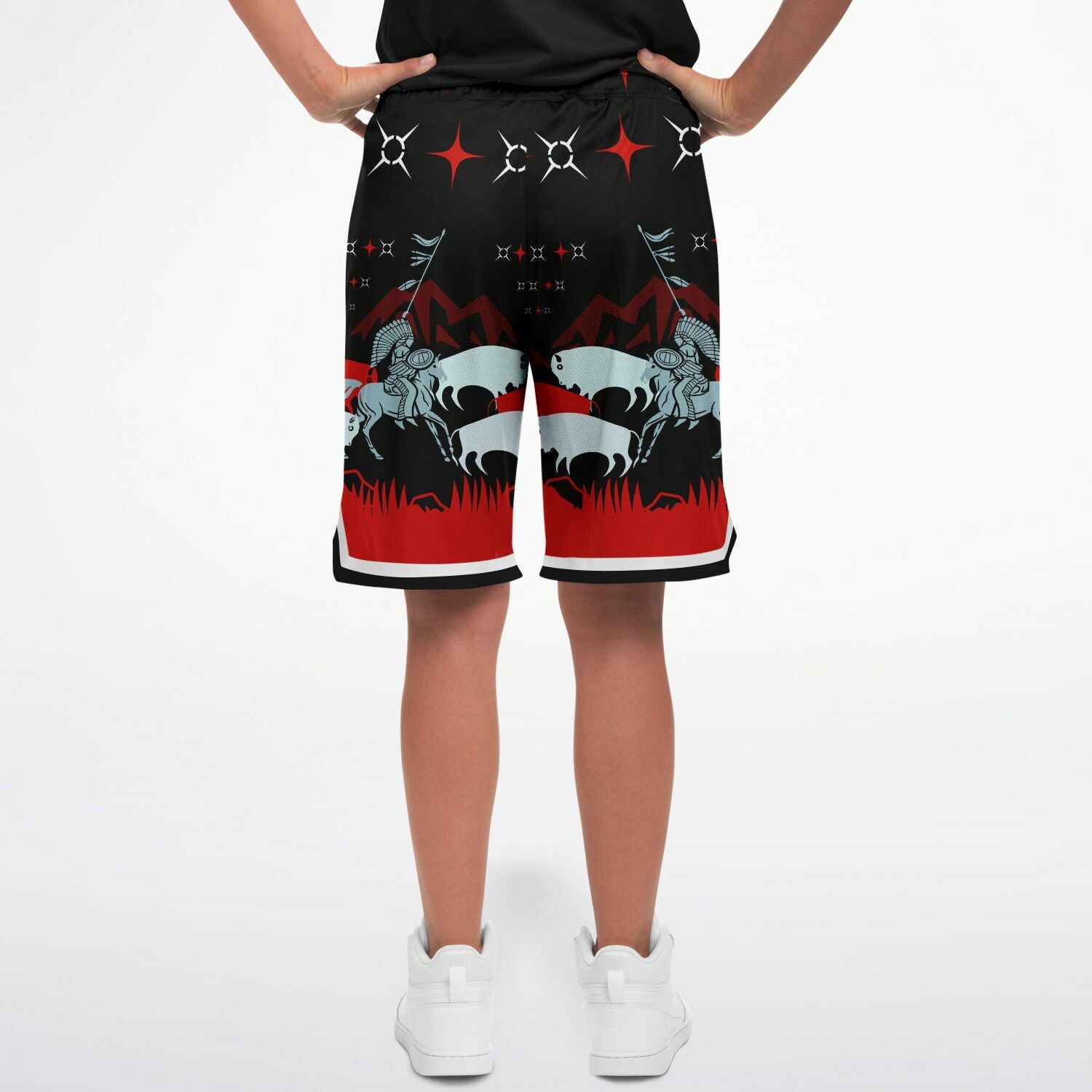 $NiieihiiNookei Basketball Short Rib - AOP