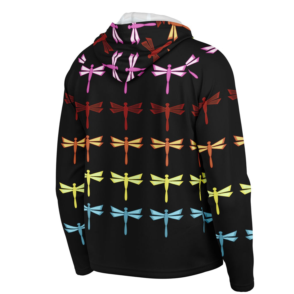 $NiieihiiNookei Long Sleeve Hooded Performance Shirt - AOP