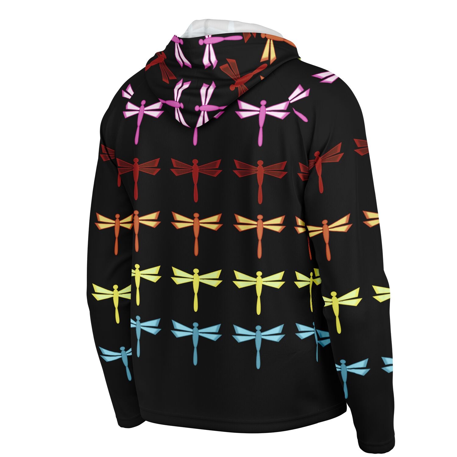 $NiieihiiNookei Long Sleeve Hooded Performance Shirt - AOP