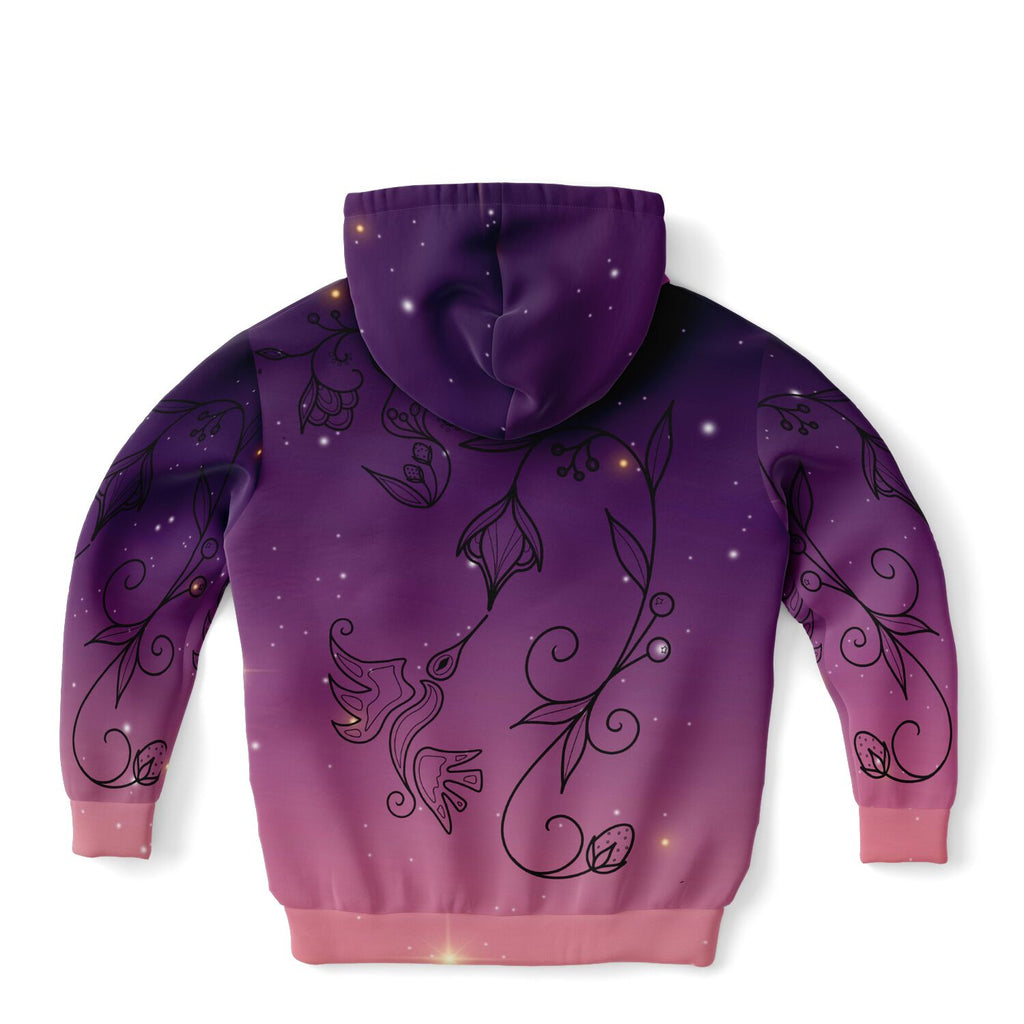 $NiieihiiNookei Hummingbird Athletic Kids Hoodie - AOP