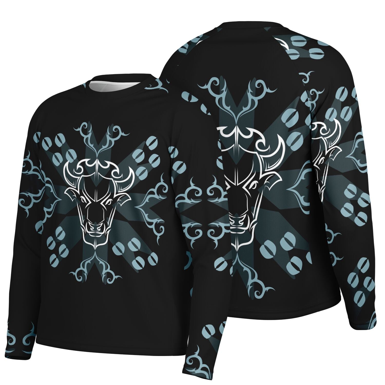 $NiieihiiNookei Men's Long Sleeve Performance Shirt - AOP