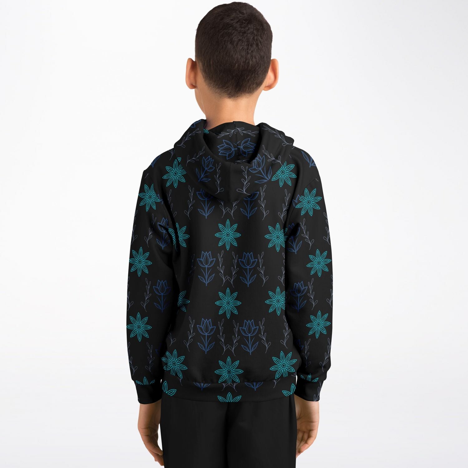 $NiieihiiNookei Athletic Kids Hoodie - AOP