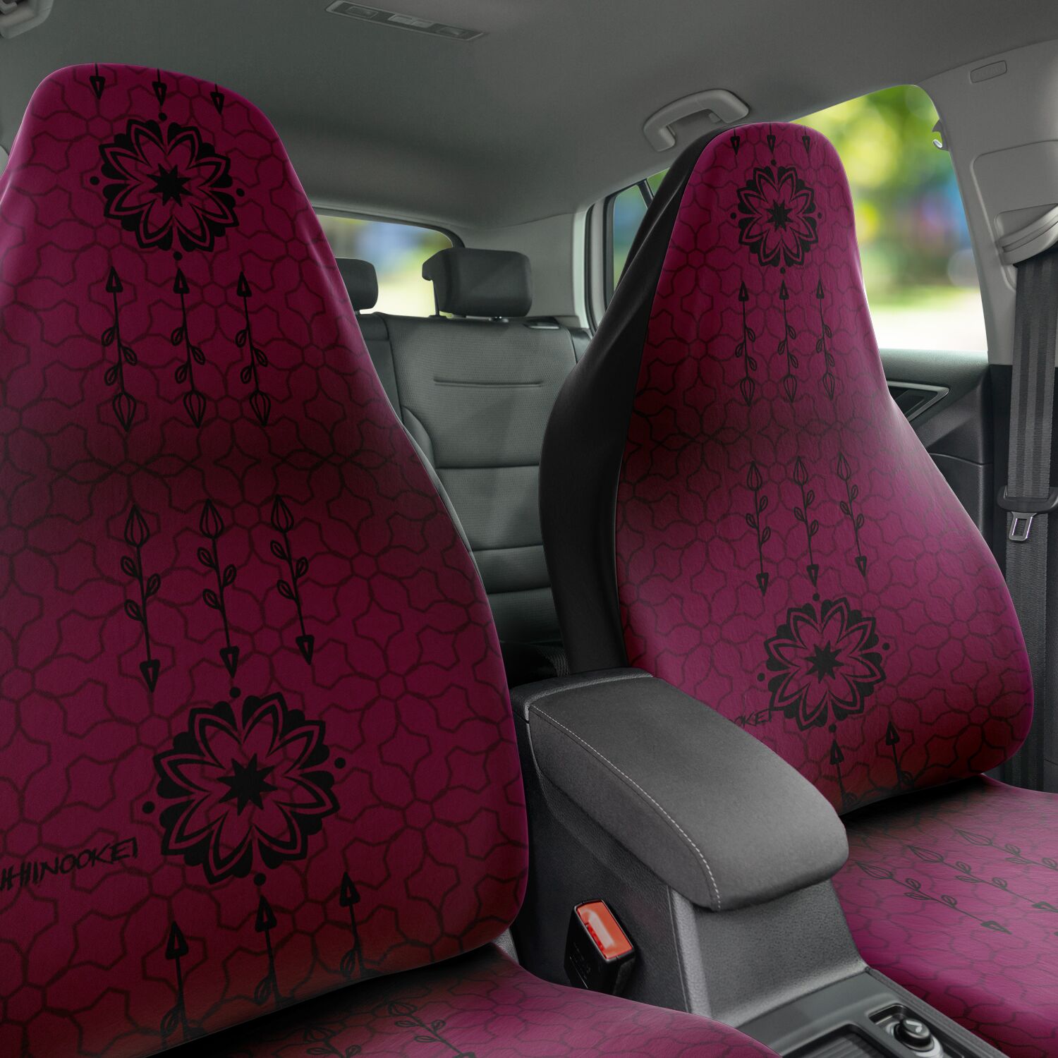 $NiieihiiNookei Car Seat Cover - AOP