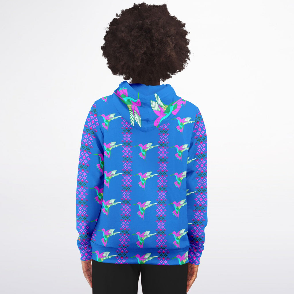 $NiieihiiNookei Athletic Zip-Up Hoodie - AOP