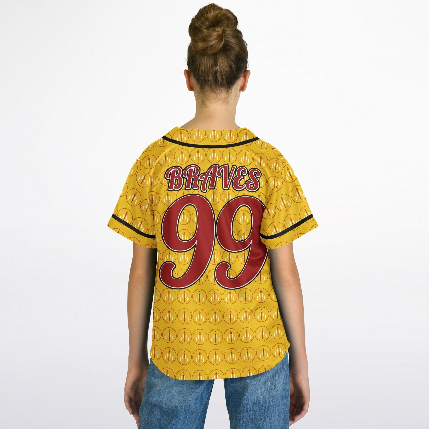 $NiieihiiNookei Youth Baseball Jersey - AOP