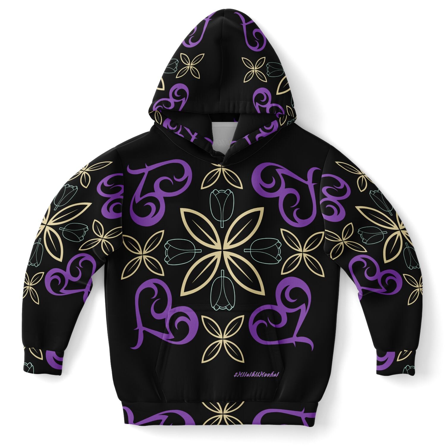 $NiieihiiNookei Athletic Kids Hoodie - AOP