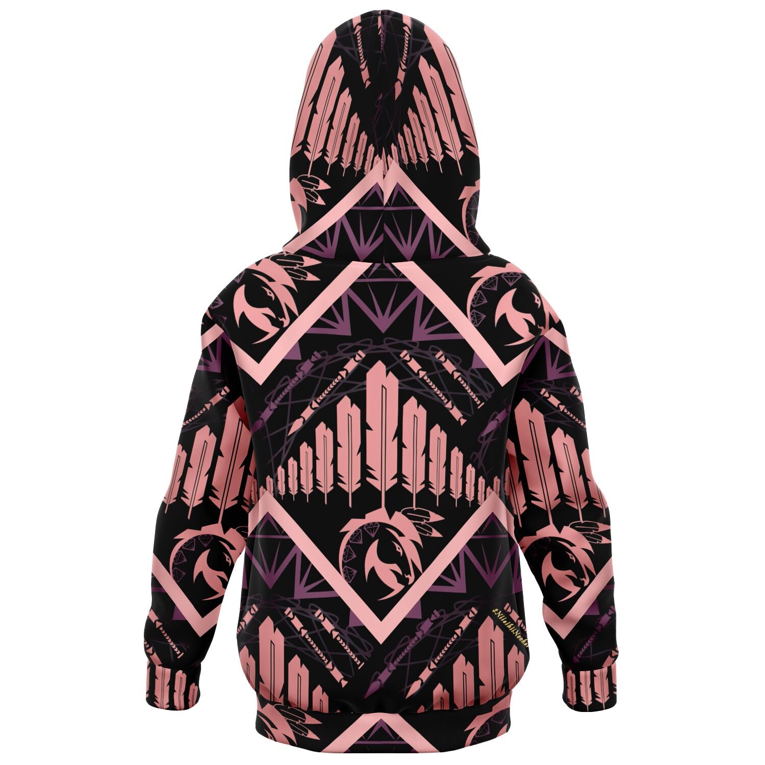 $NiieihiiNookei Athletic Kids Hoodie - AOP