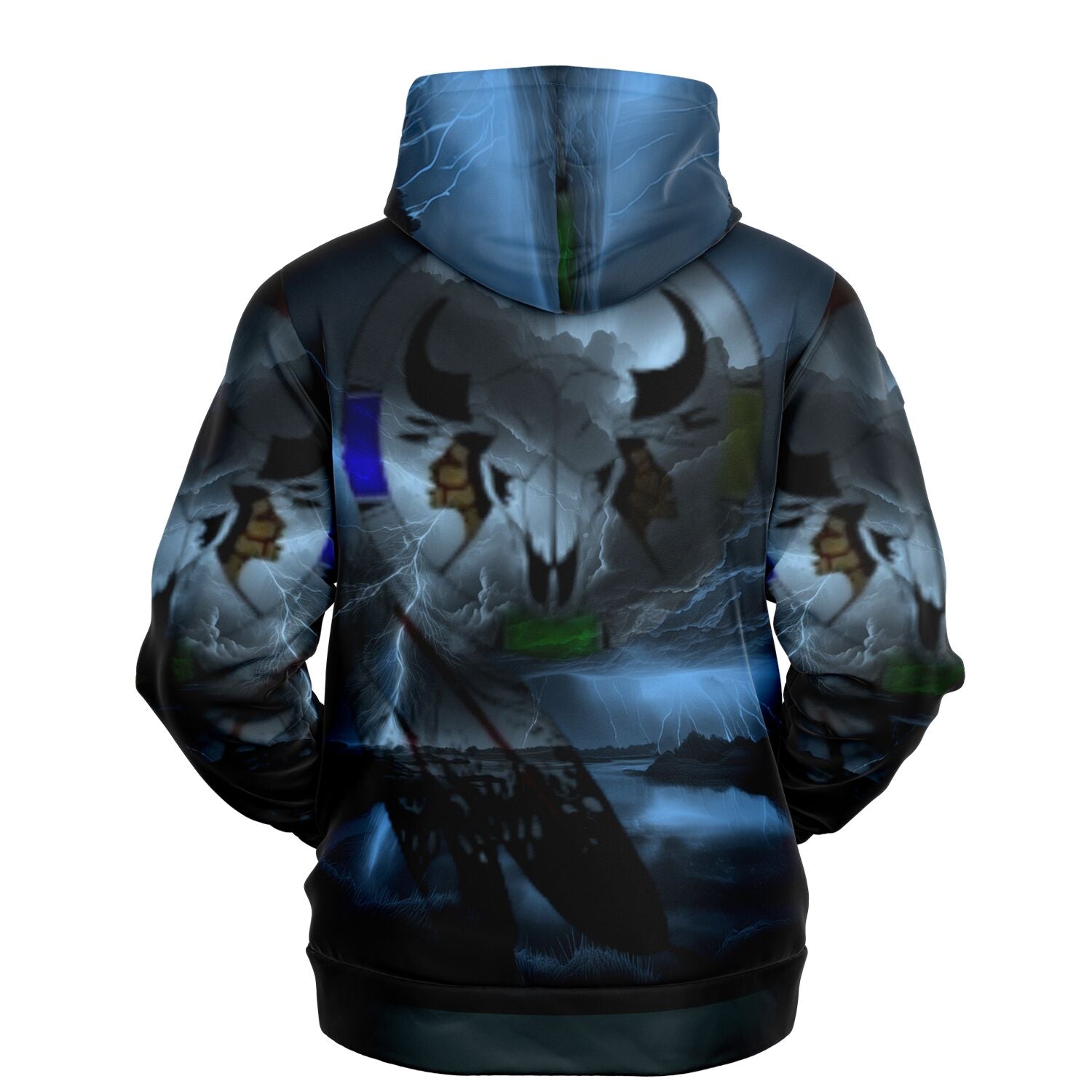 $NiieihiiNookei Design Northern Arapaho Logo Hoodie - AOP