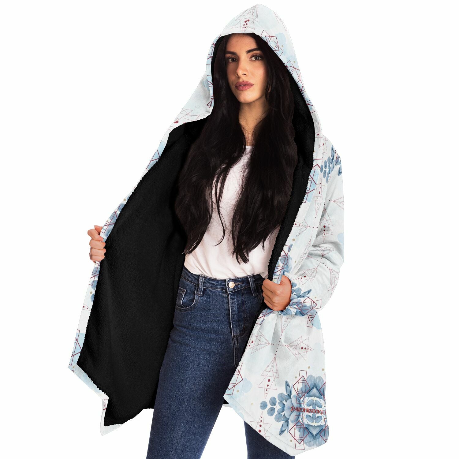 $NiieihiiNookei Microfleece Cloak - AOP