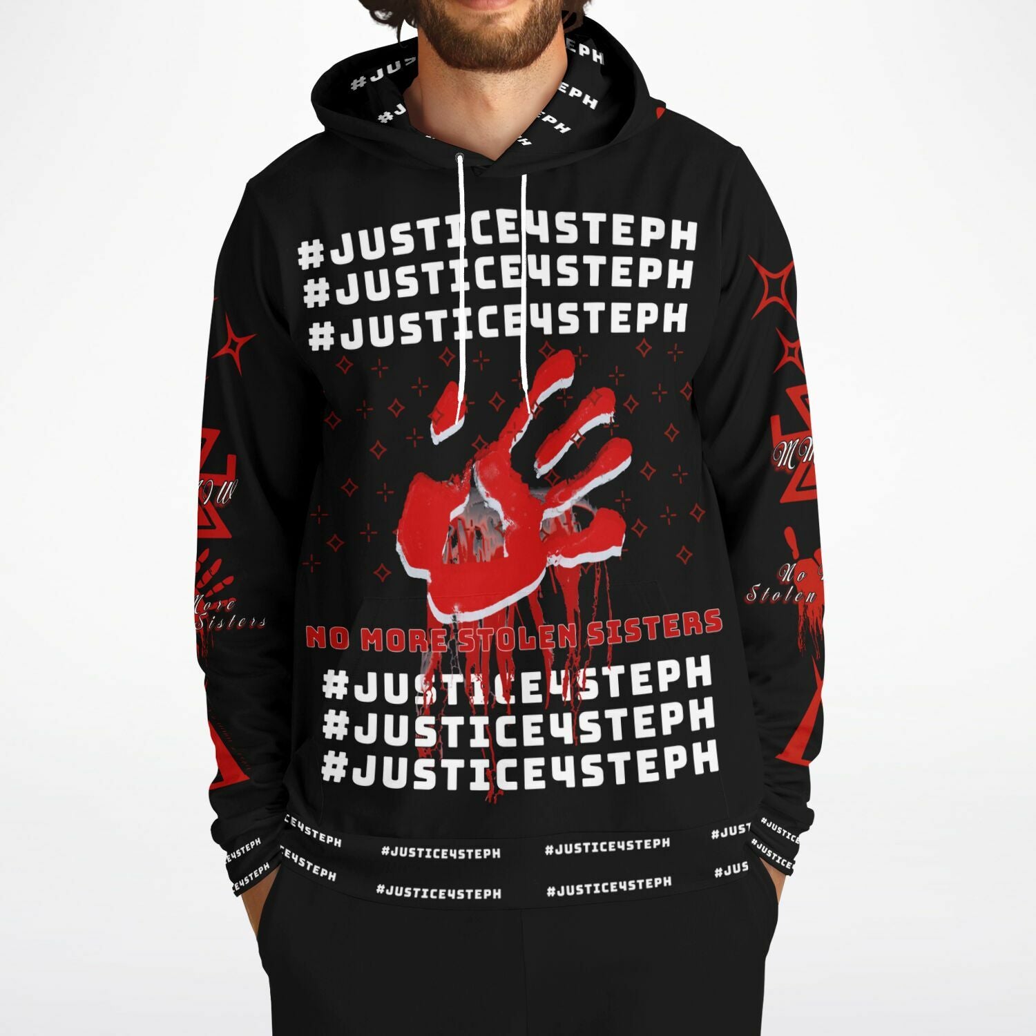 #JUSTICE4STEPH Athletic Hoodie - AOP
