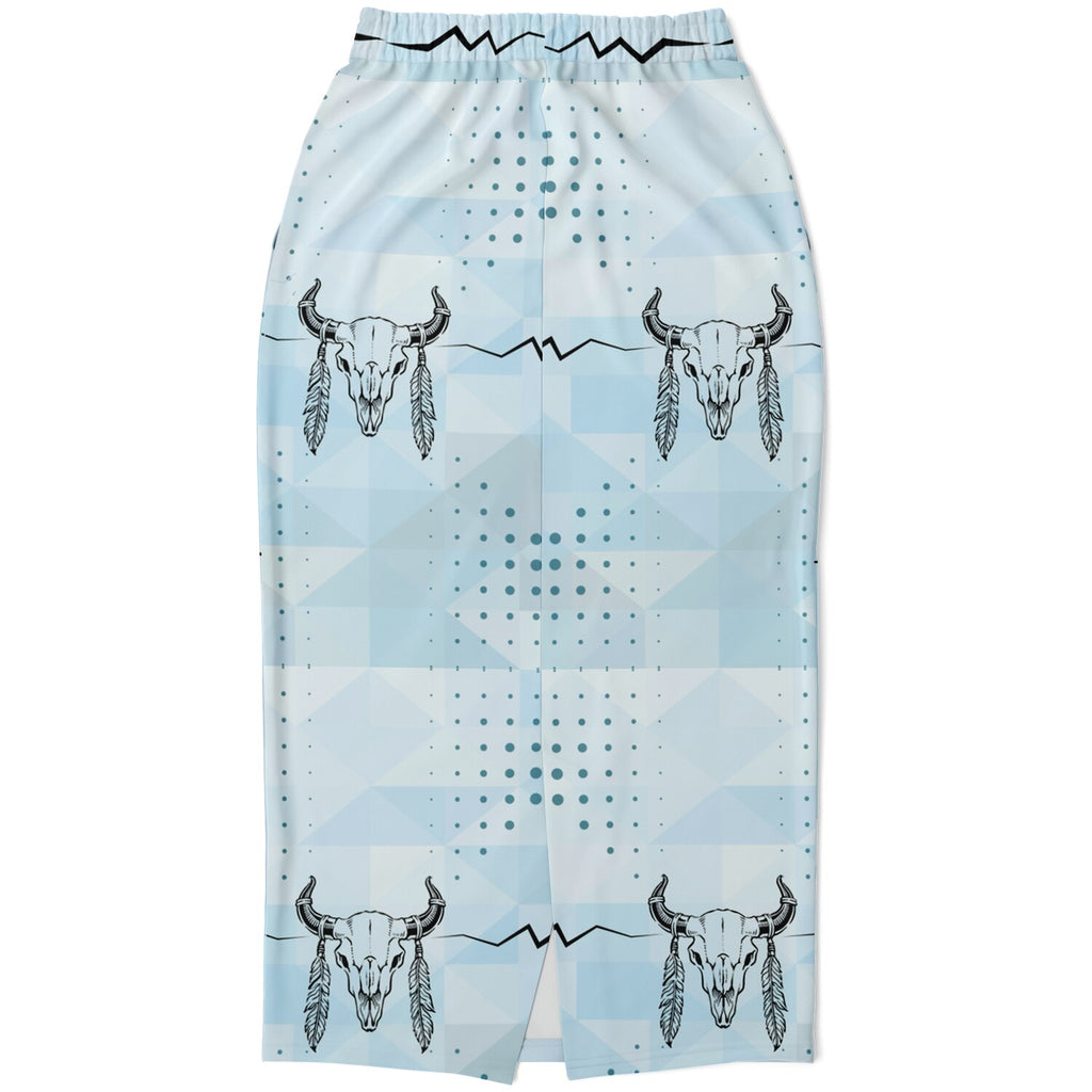 $NiieihiiNookei Athletic Long Pocket Skirt - AOP