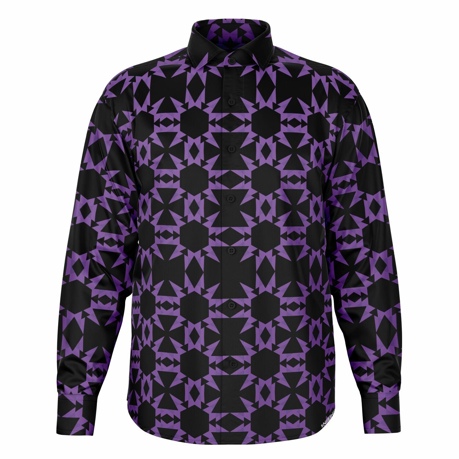 $NiiieihiiNookei Long Sleeve Button Down Shirt - AOP