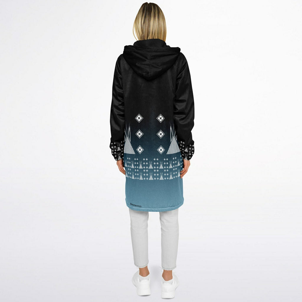 $NiieihiiNookei Zipper Cloak - AOP