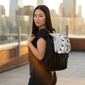 Native Art Shoulder Backpack — Hand-Drawn Design by $NiieihiiNookei