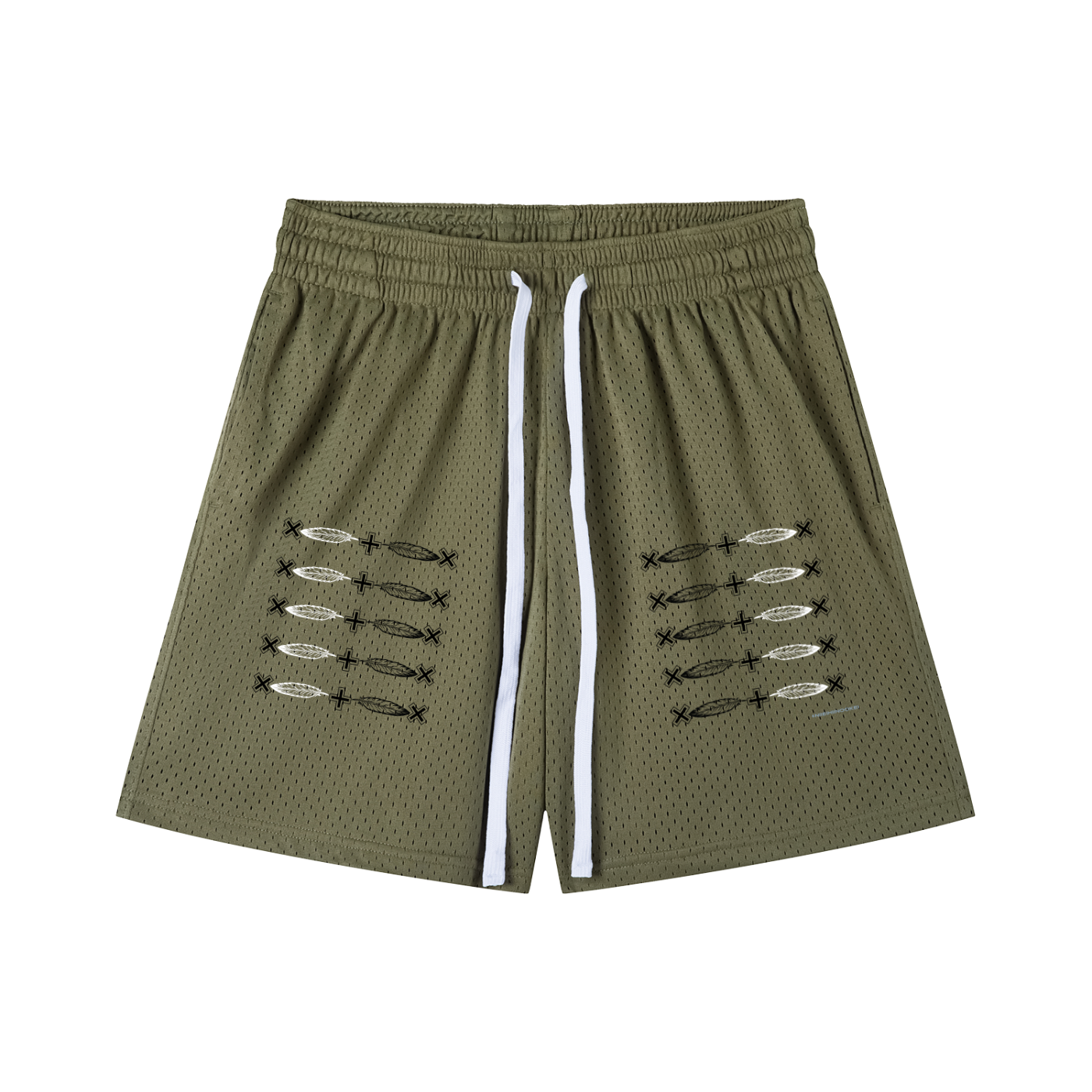 $NiieihiiNookeiMesh Drawstring Shorts