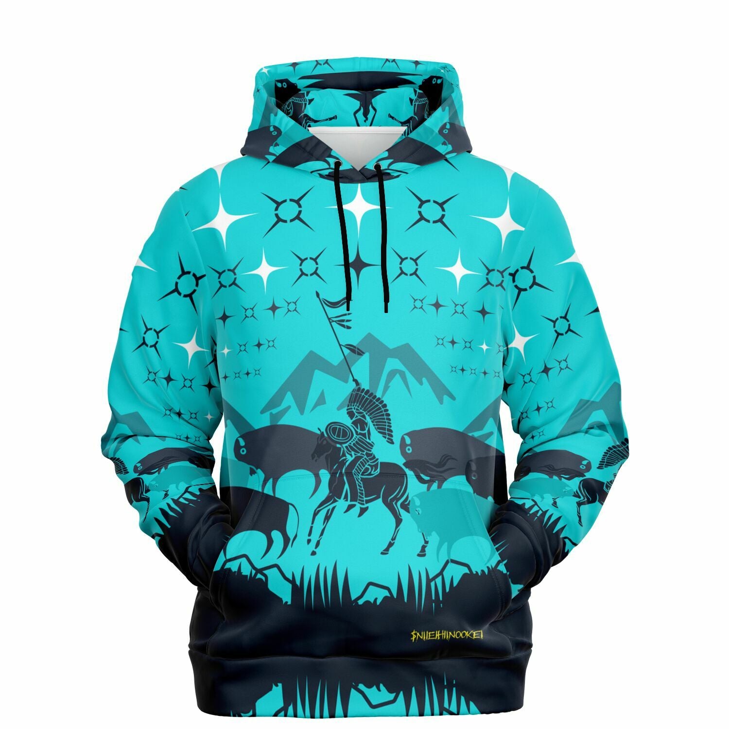 $NiieihiiNookei Athletic Hoodie - AOP
