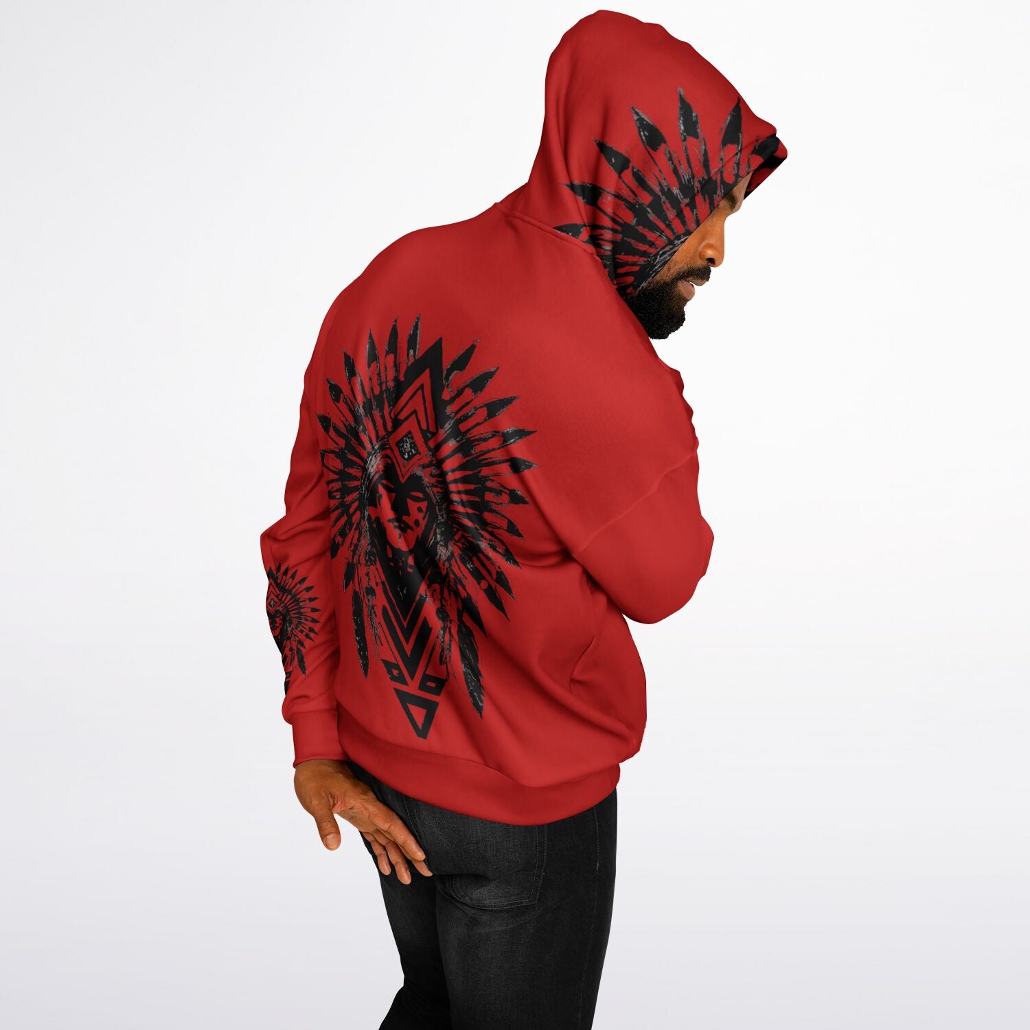 $NiieihiiNookei Heavyweight Oversized Hoodie - AOP