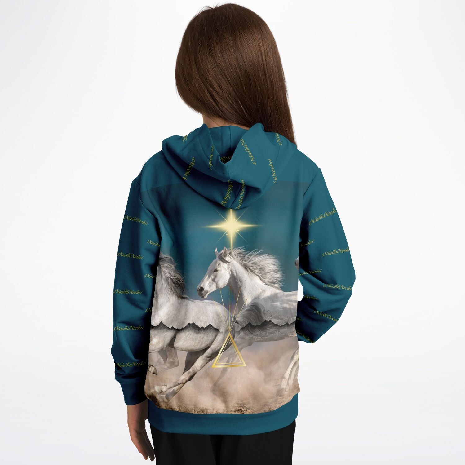 $NiieihiiNookei Fashion Kids Hoodie - AOP