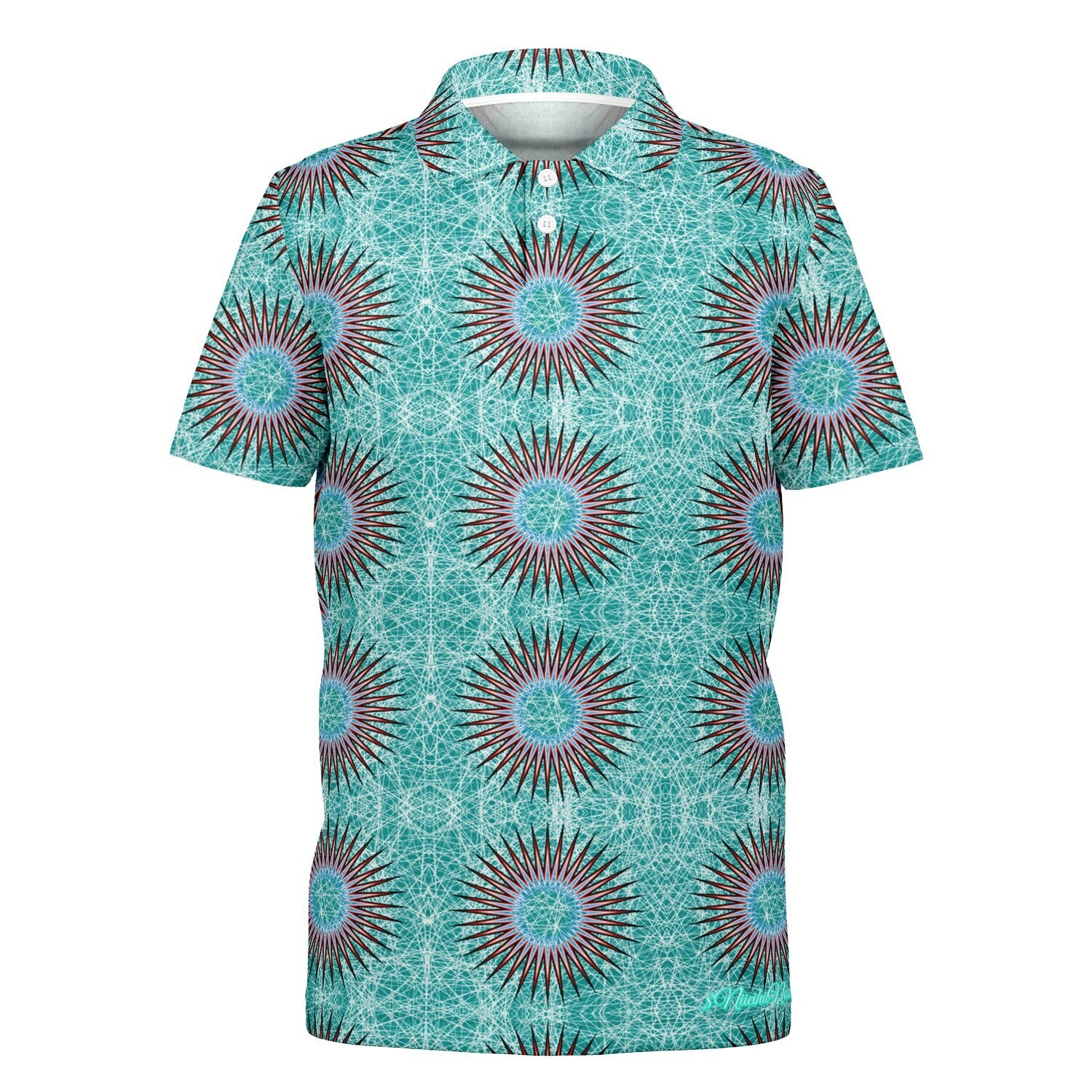 $NiieihiiNookei Kids Polo Shirt - AOP