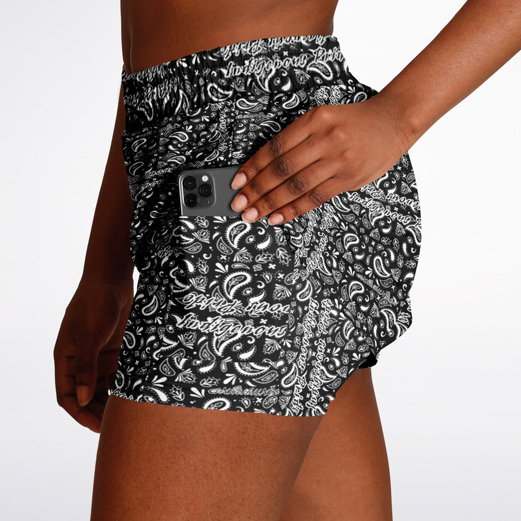 $NiieihiiNookei Women's 2-in-1 Shorts - AOP