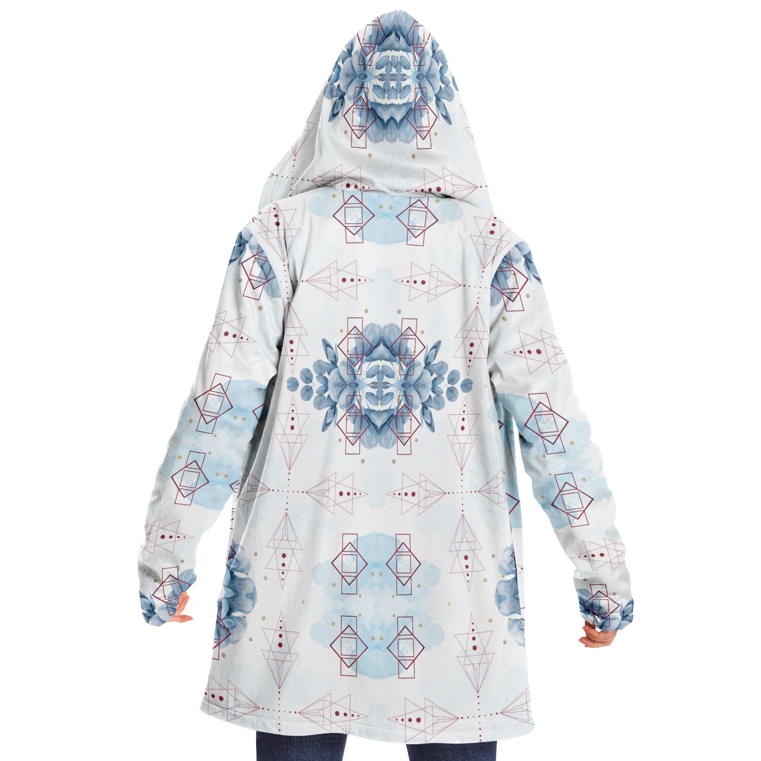 $NiieihiiNookei Microfleece Cloak - AOP