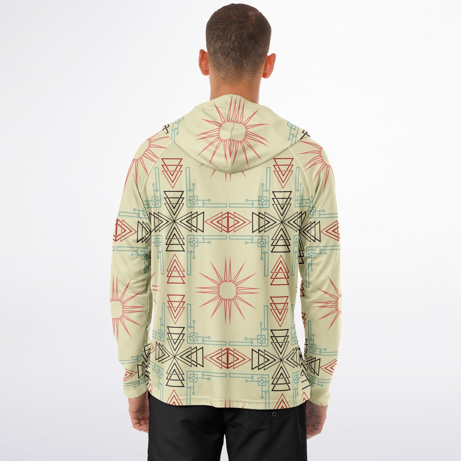 $NiieihiiNookei Hooded Performance Shirt - AOP