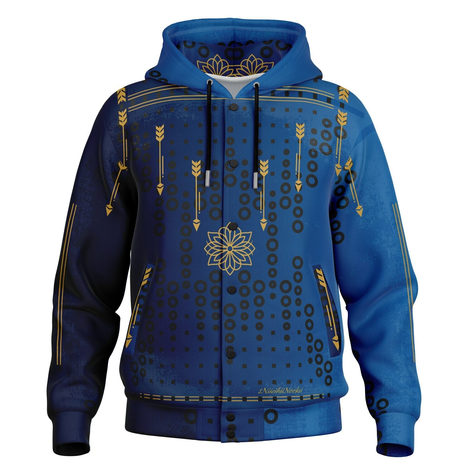 $NiieihiiNookei Hooded Jacket - AOP