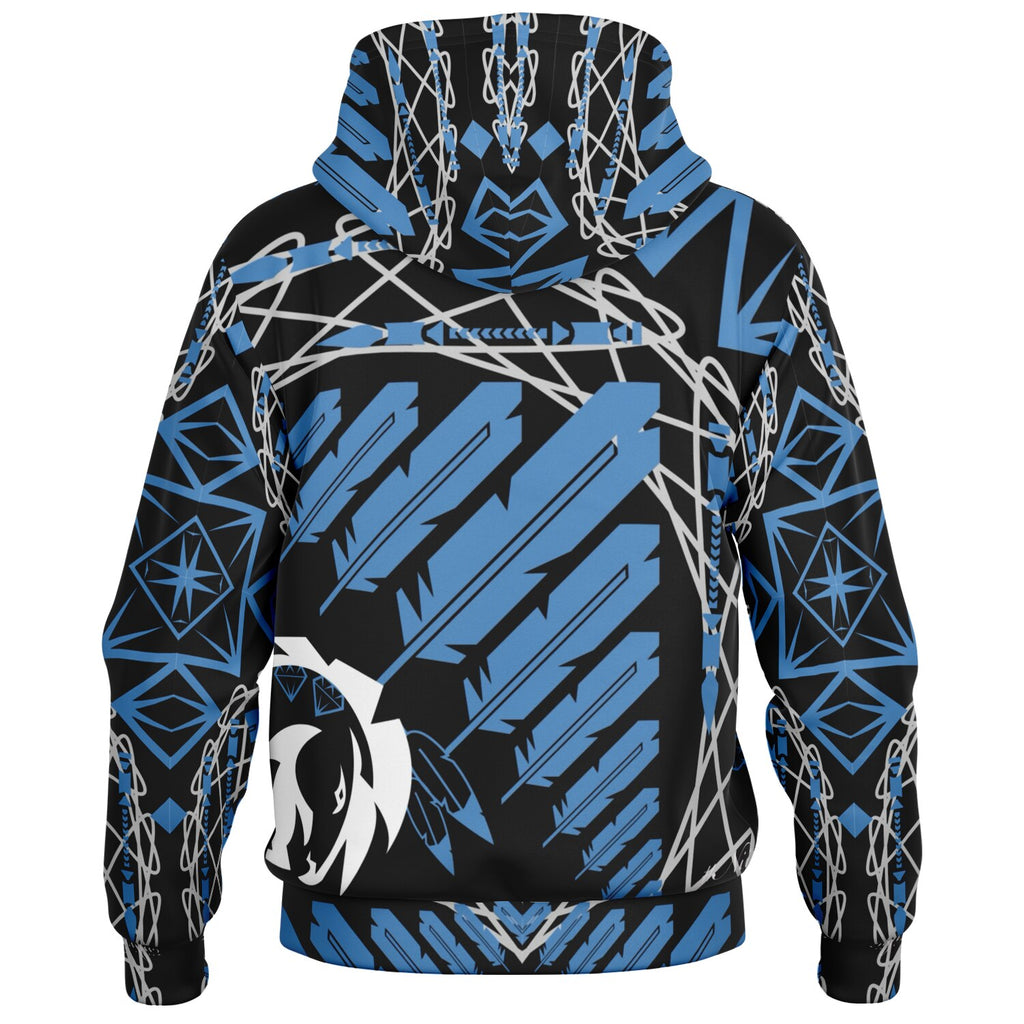 $NiieihiiNookei Hooded Baseball Jacket - AOP