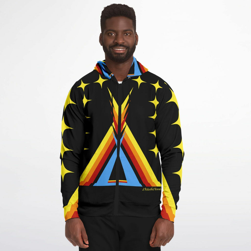 $NiieihiiNookei Zip-Up Hoodie - AOP