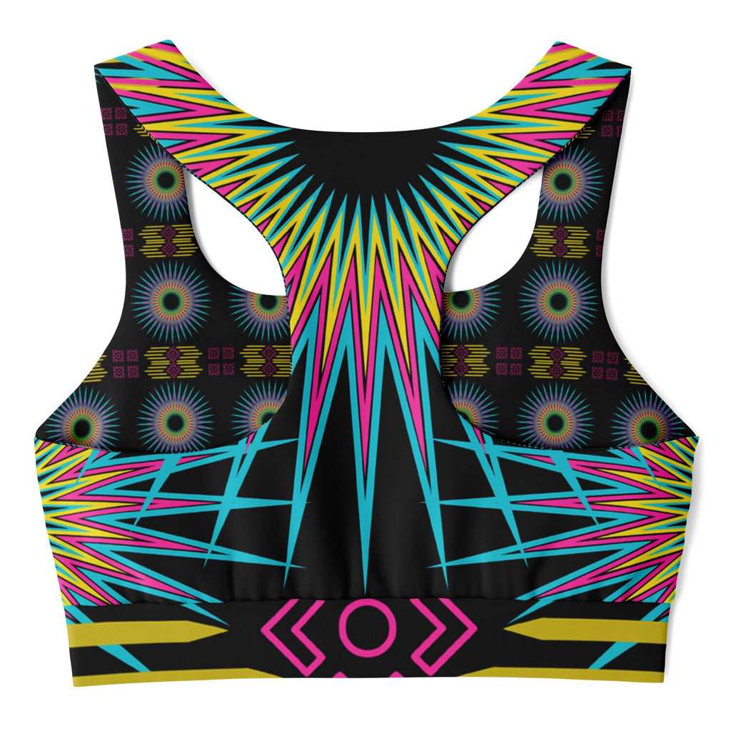 $NiieihiiNookei Padded Sports Bra - AOP