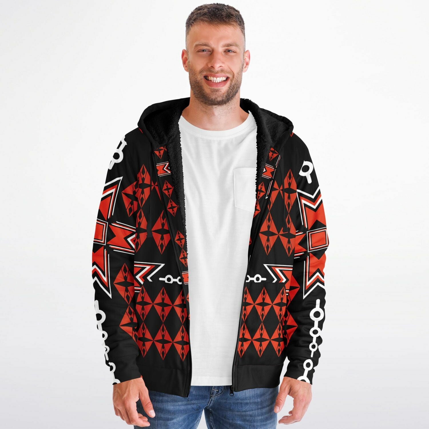 Graphic Design by $NiieihiiNookei - Microfleece Ziphoodie - AOP